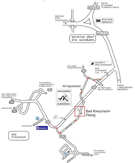 Anfahrts-Karte